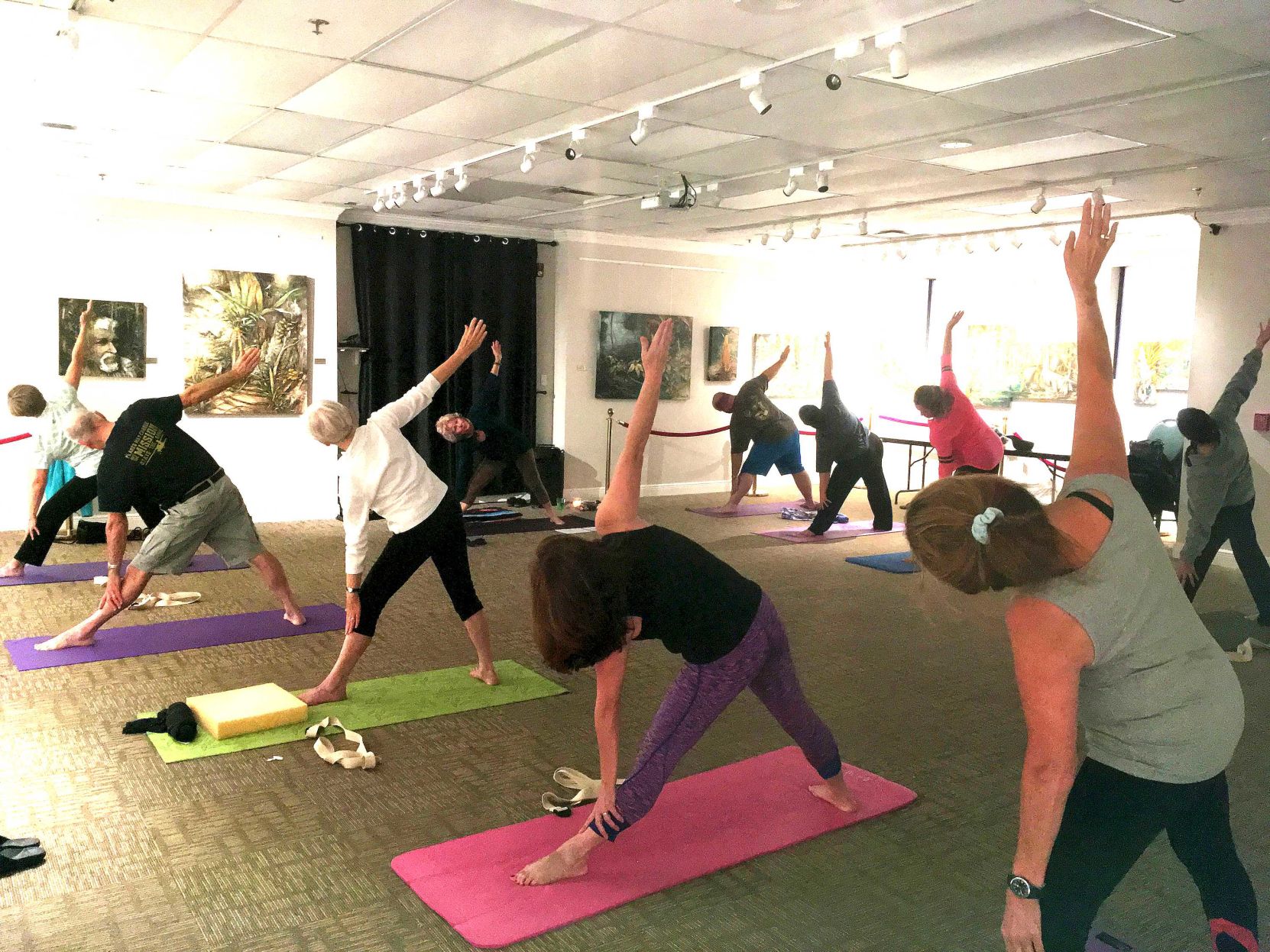 Yoga at PPR museum
